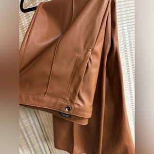 FAUX LEATHER PANTS